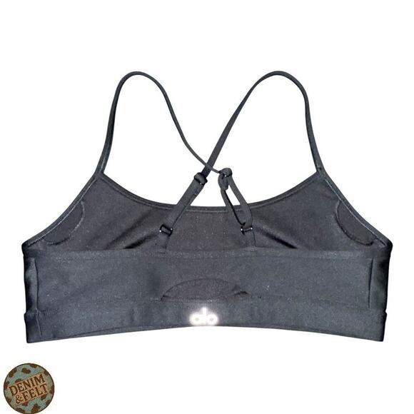 Alo Yoga Airlift Intrigue Strappy Sports Bra Black Size Small - Picture 6 of 12